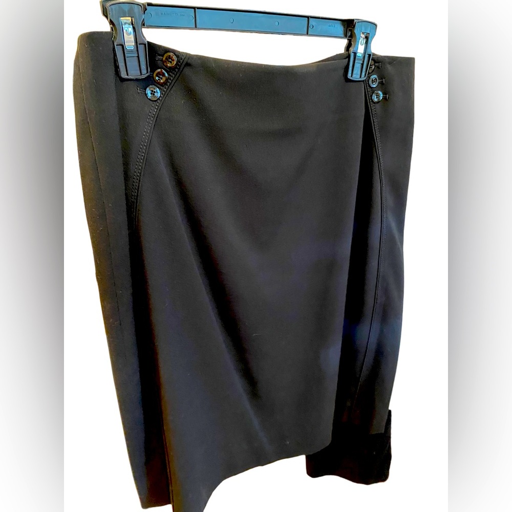 White House Black Market Black Pencil Skirt Size 12